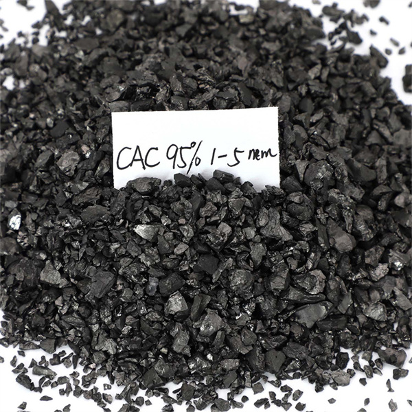 Recarburador aditivo de carbono de 1-5 mm para siderurgia