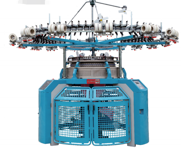 Жаккардовая кругловязальная машина с одним джерси