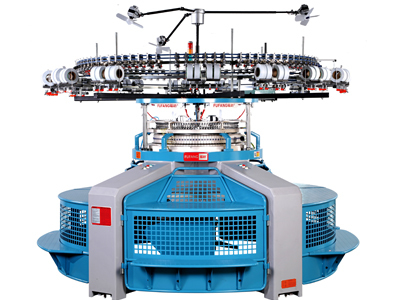 Кругловязальная машина открытой ширины