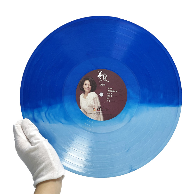 Enregistrement de lp de couleur mélangée personnalisé par le fabricant