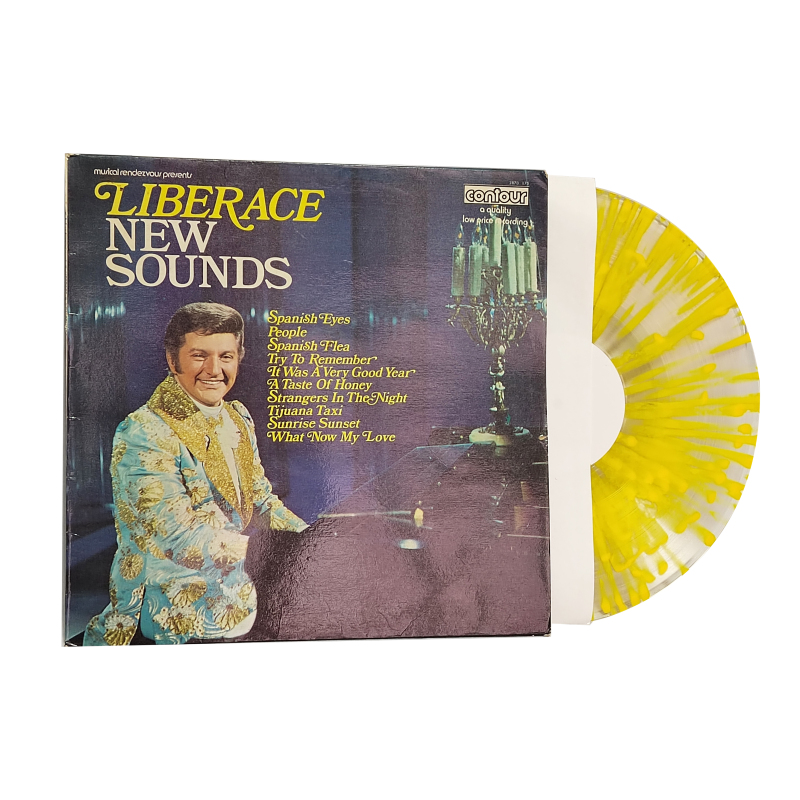 aangepaste albumhoes binnenhoes verpakking splatter vinylplaten