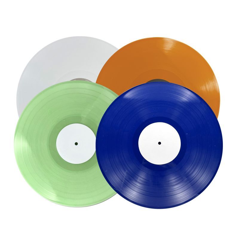 Supply Colored vinyl record custom orange blue green solid color ...