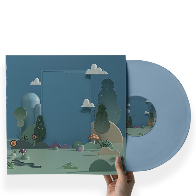 カラービニールレコード カスタム オレンジ ブルー グリーン 無地