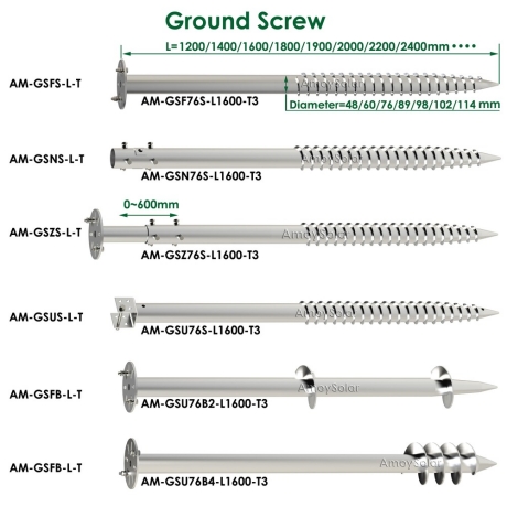 Glavanized Steel Screw Pile