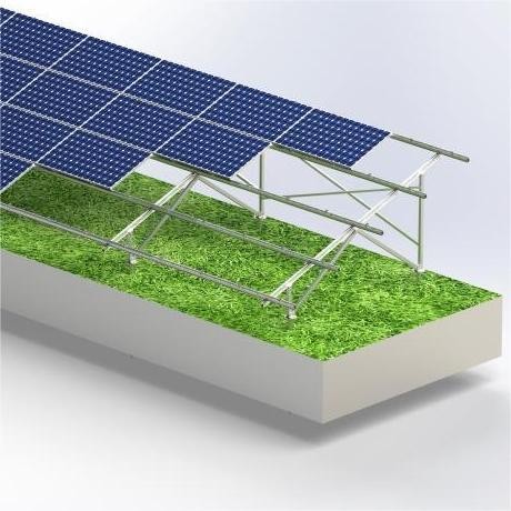 W-type Ground Solar Mounting System——AM-GM-02