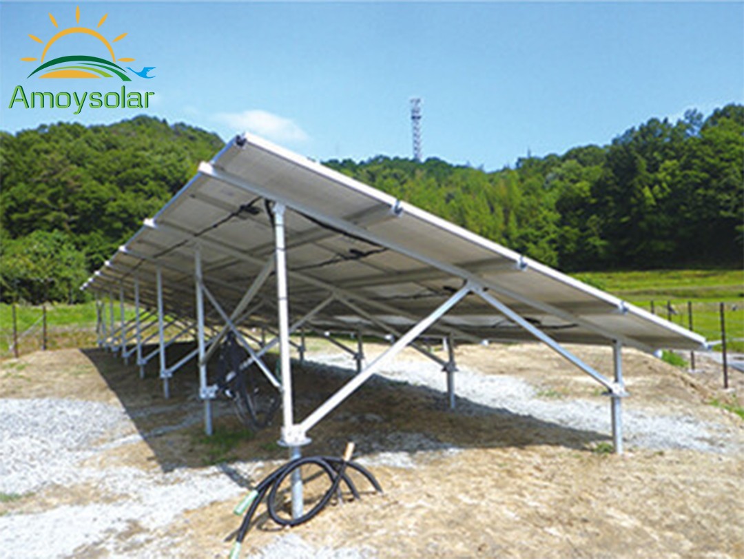 W-type Ground Solar Mounting System——AM-GM-02