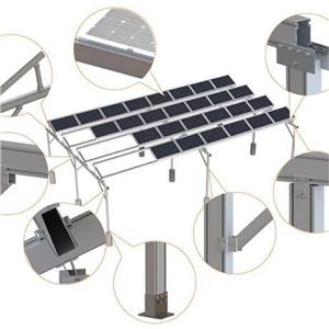 Farm Photovoltaic field installation bracket solar structure
