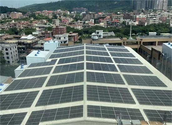 400KW Matel Roof solar mounting system in Fujian China