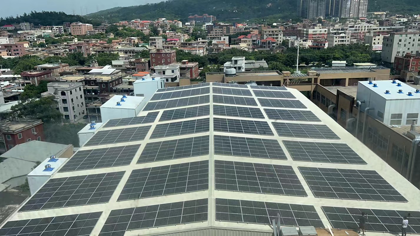 400KW Matel Roof solar mounting system in Fujian China