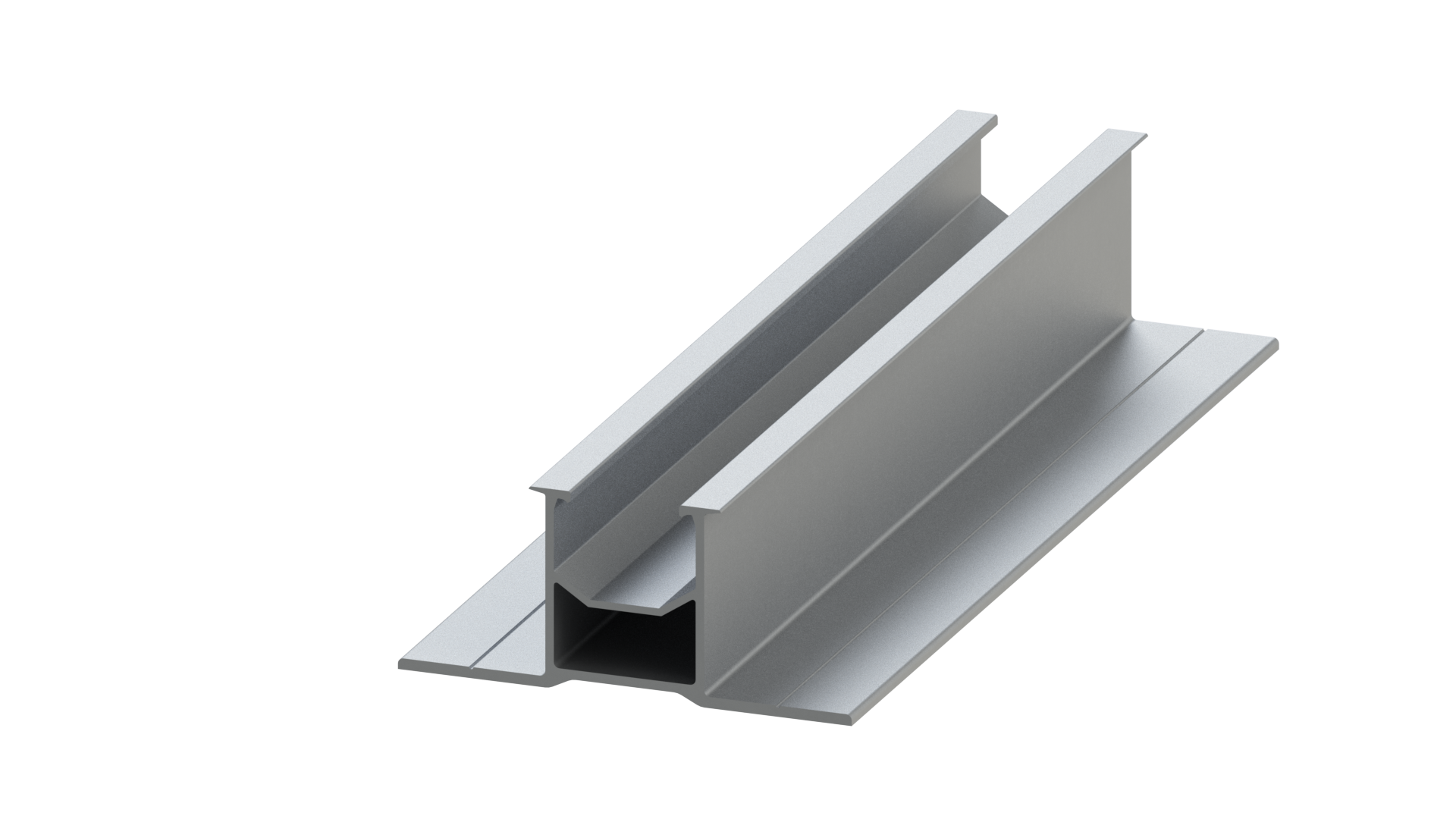 Solar Mini Rail For Metal Roof Solar System