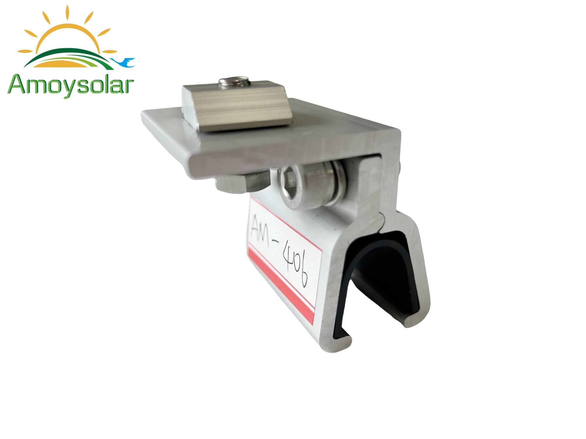 Aluminum Amoy Solar KlipLok Clamp For Standing Seam Metal Rooftop