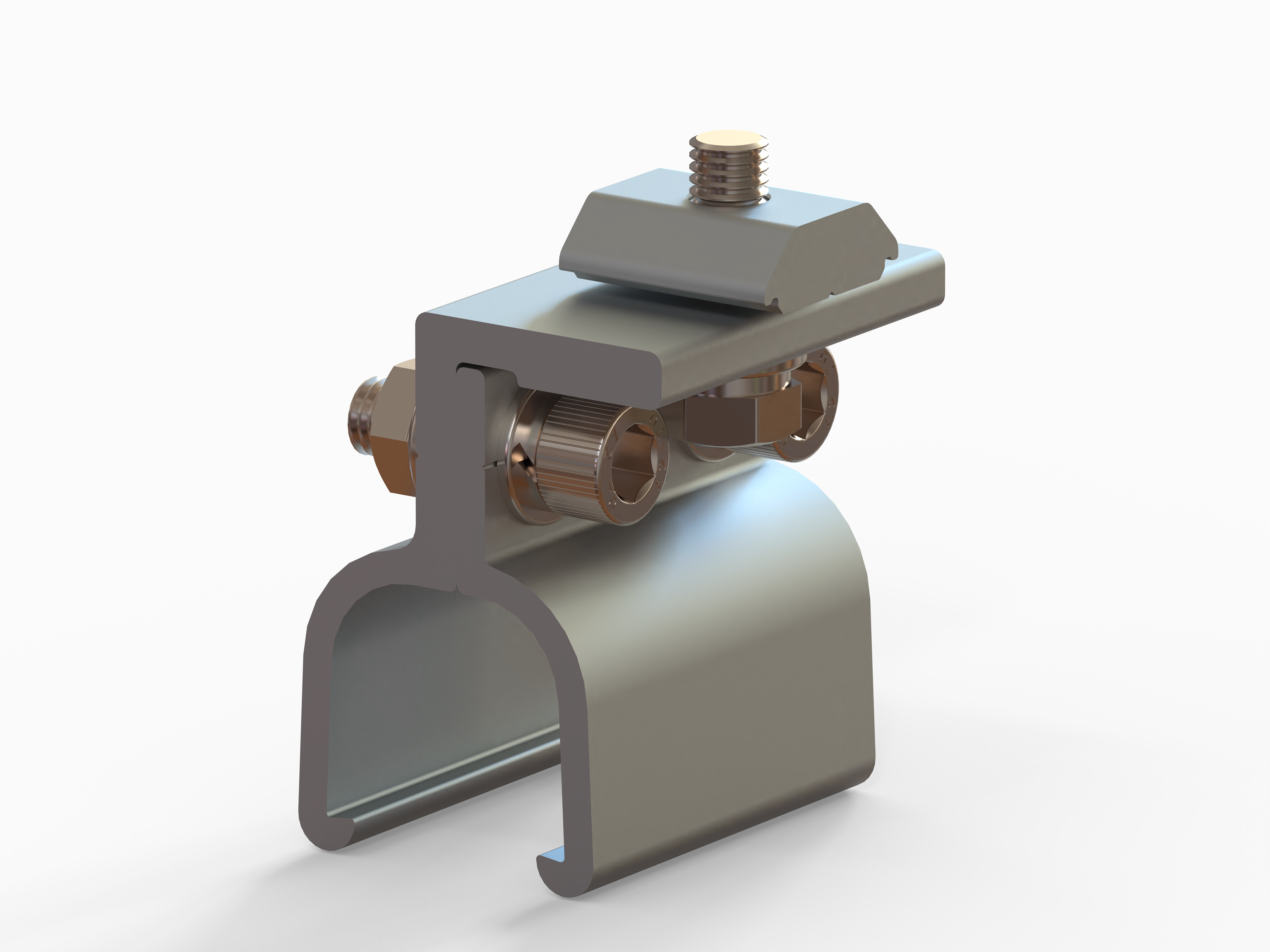 Klip lok 700 clamp for metal roof solar mounting installation