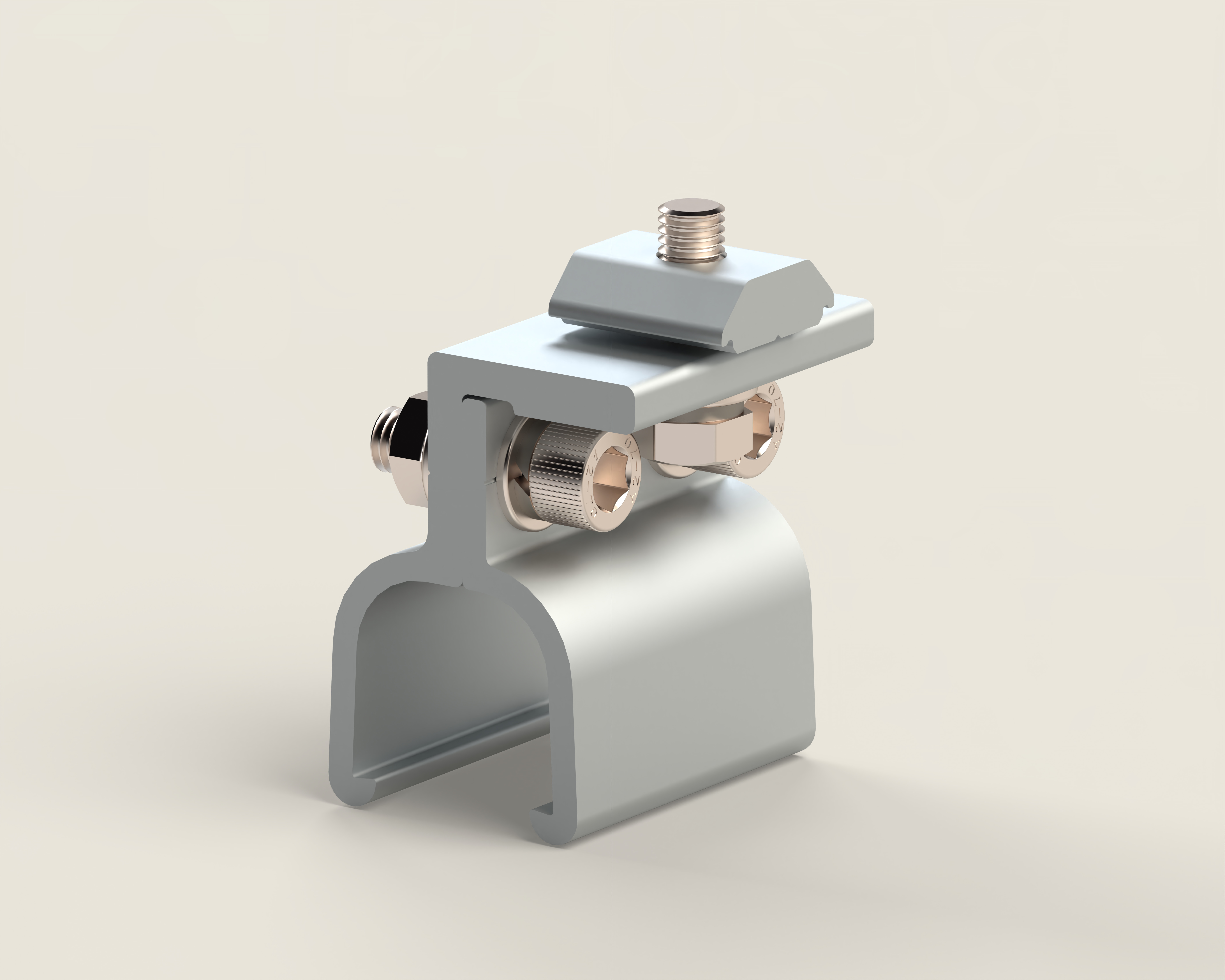 Klip lok 700 clamp for metal roof solar mounting installation