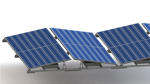 Flat-Roof Solar Panel Mounting East-West Ballast PV Mount AM-TP5 Solar Mounting Manufacturer