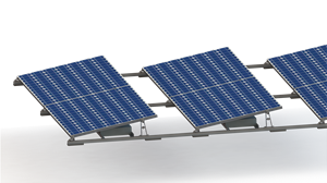 Flat-Roof East-West Ballast PV Mounting Structure AM-TP6