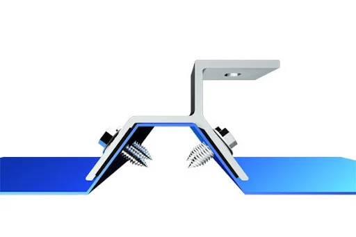 PV mounting systems for trapezoidal metal roof AM NO.B14