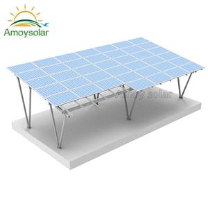 Aluminum Ground-Mounted Carport Solar Bracket System Carport PV Mount Rack