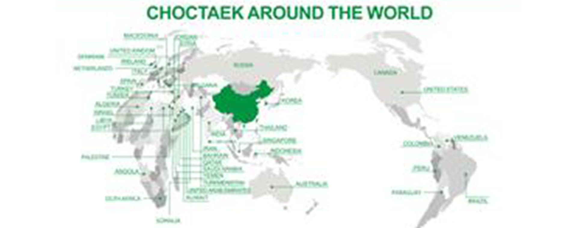 Sales Network All Over The World