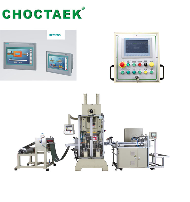 Rectangle Aluminium Foil Lid Making Machine 380V 50Hz