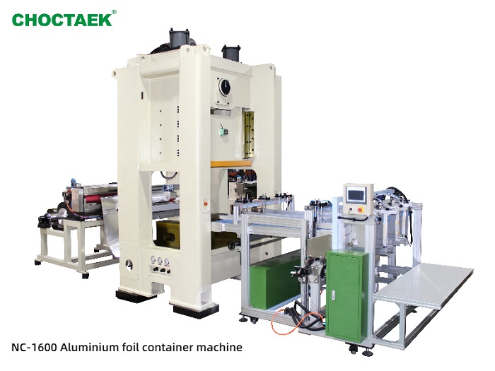 automatic aluminium foil container making machine