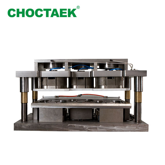 Square Aluminium Foil Container Mould With G Curling