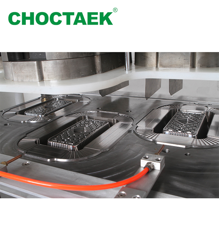 1200ml Three Cavities Aluminium Foil Container Mould