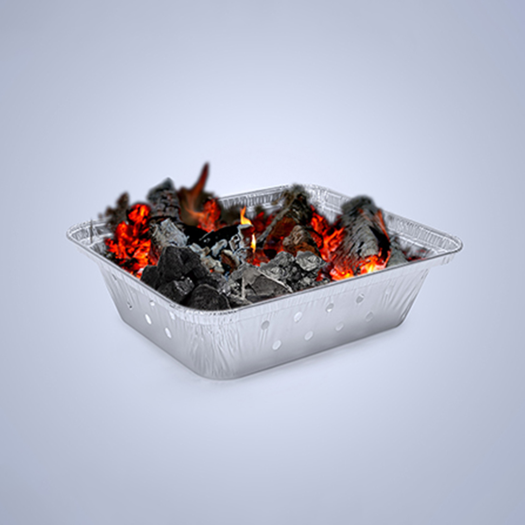Special Alu. Foil Container for BBQ Charcoal