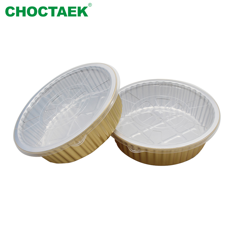 Colourful Smooth Wall Reverse Smooth Wall Aluminium Foil Container