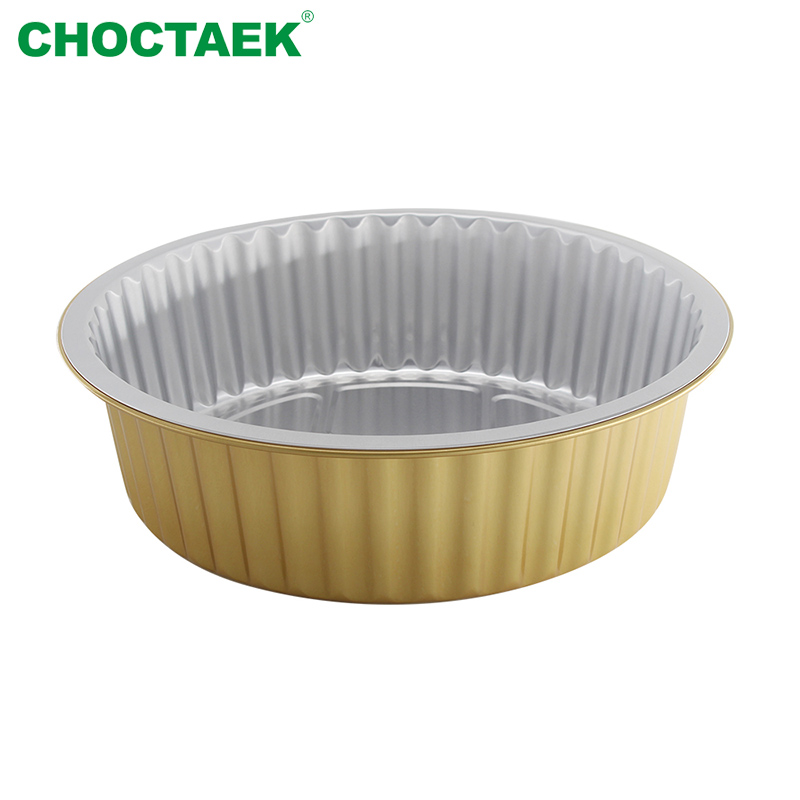 Colourful Smooth Wall Reverse Smooth Wall Aluminium Foil Container