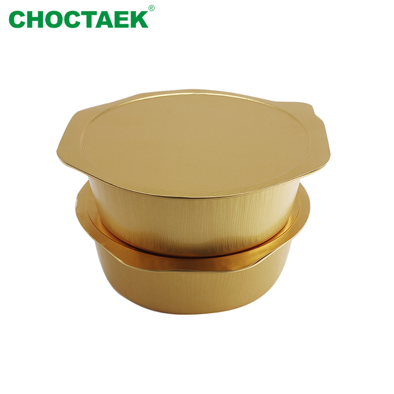 Disposable Smooth Wall Aluminium Foil Food Container