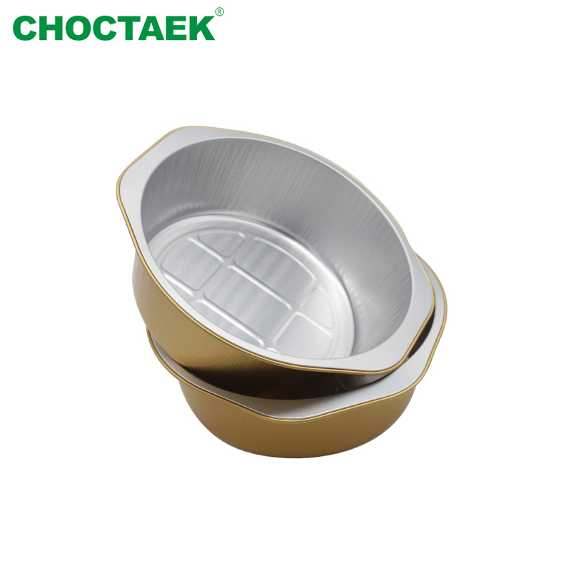Disposable Smooth Wall Aluminium Foil Food Container