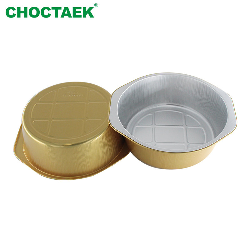 Disposable Smooth Wall Aluminium Foil Food Container