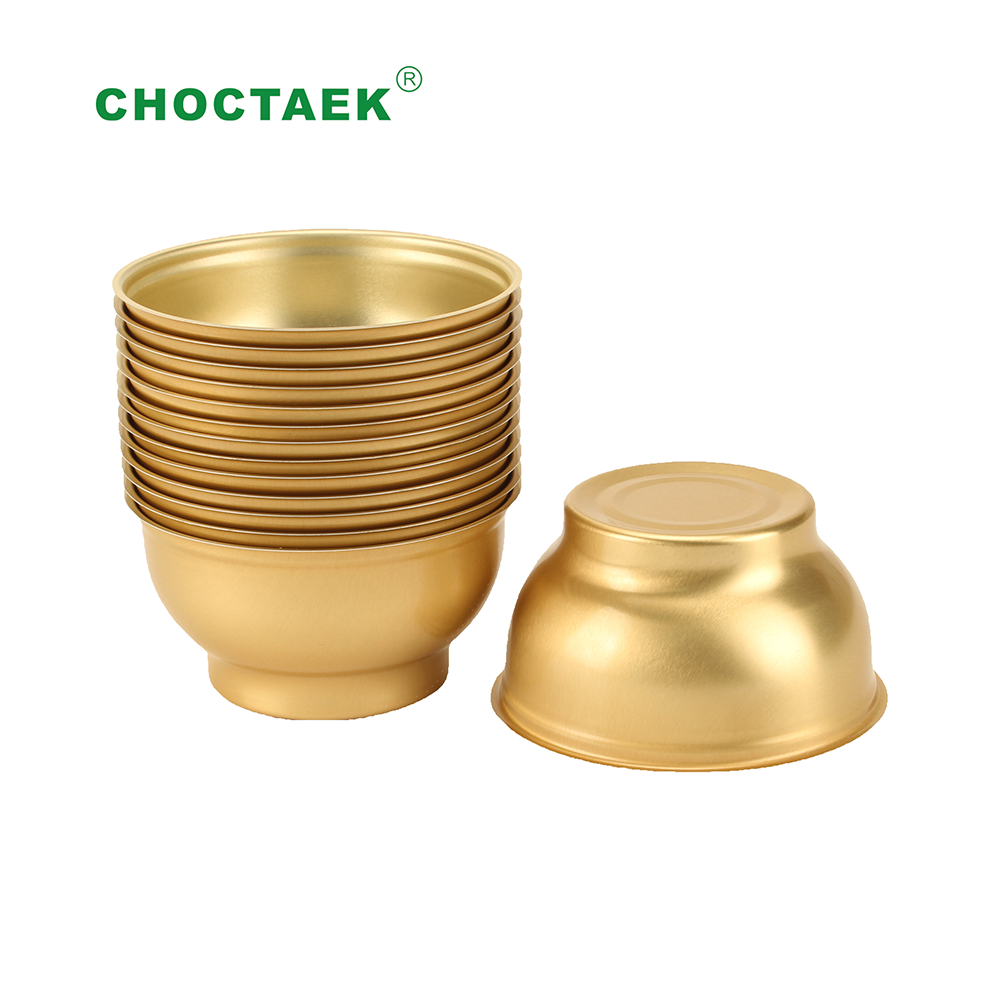 Rgid gold aluminum tray bowl can 955
