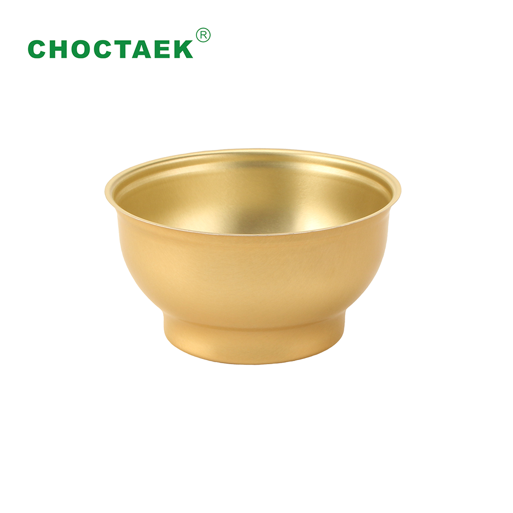 gold aluminum tray
