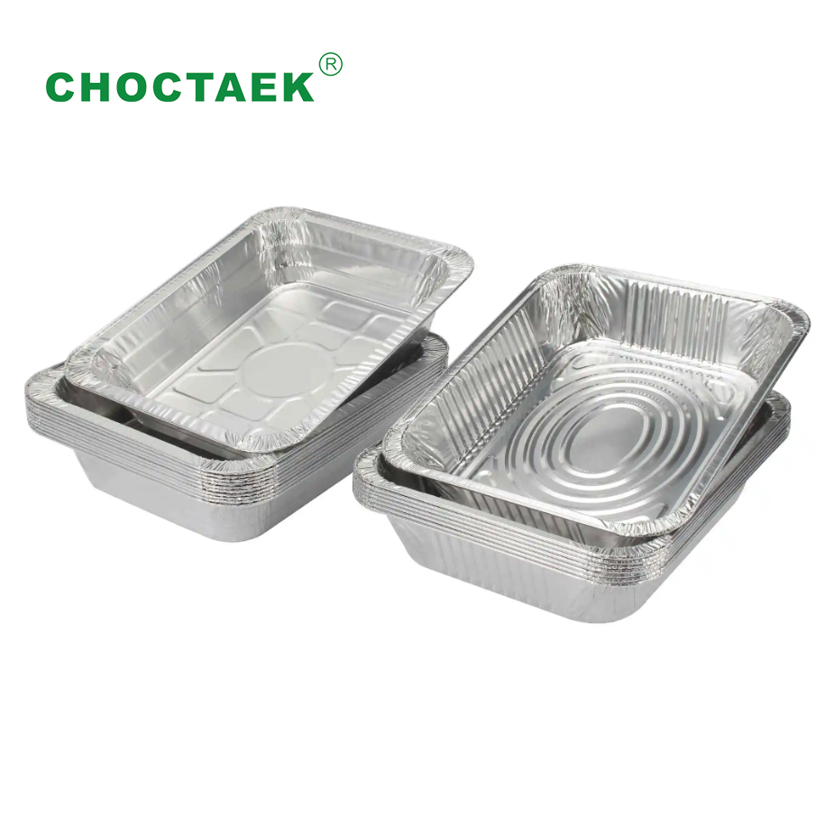 Aluminium foil container big size alu foil full pan half pan