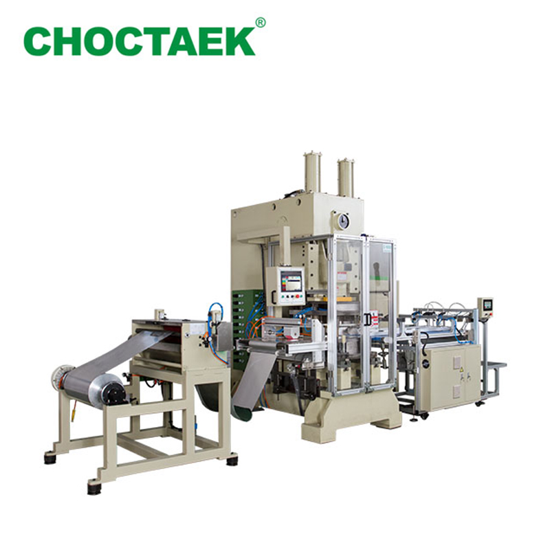 Wrinkle Wall Silver Aluminium Foil Dish Machine 60T