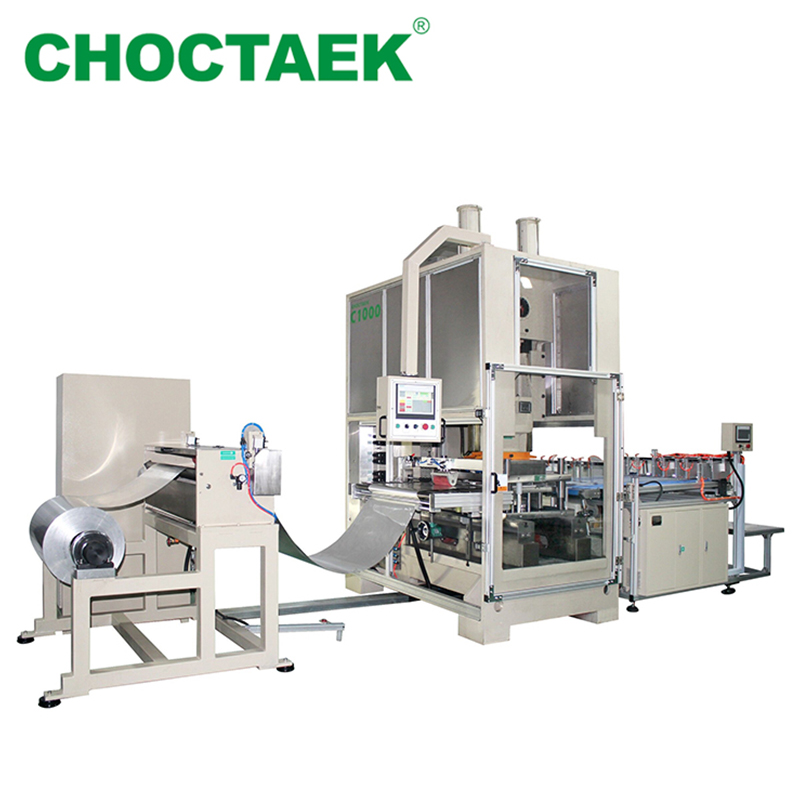 H Frame Aluminum Foil Container Press Machine