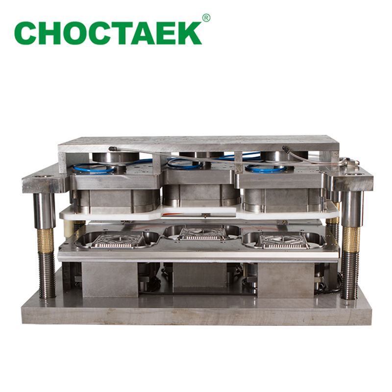 3 Cavities Aluminium Foil Container Mould