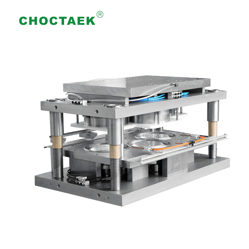Half Size Two Cavities Aluminium Foil Container Mould