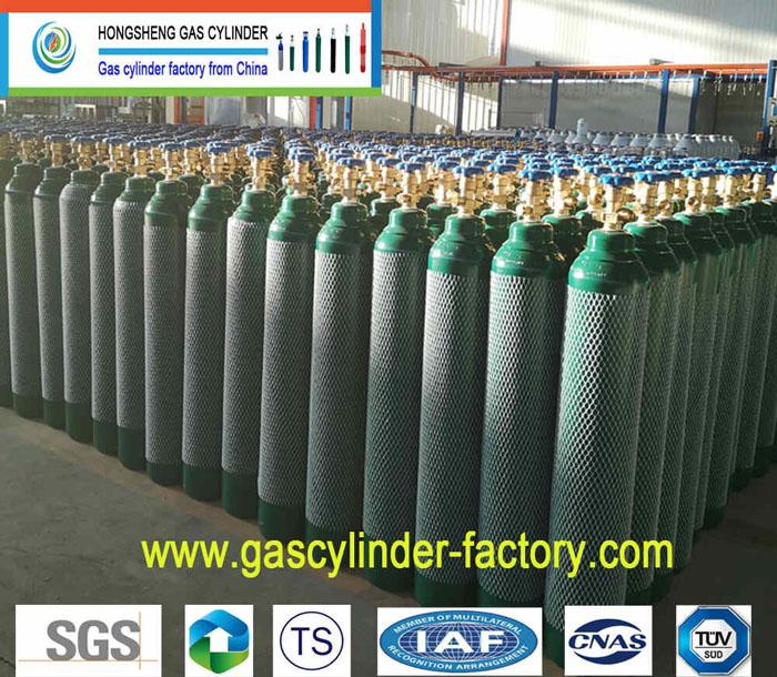 Mixed gas cylinders