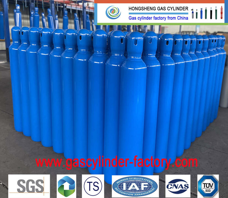 Supply ISO 150bar 37MN Oxygen Tanks CO2 Gas Bottle Medical Cylinders