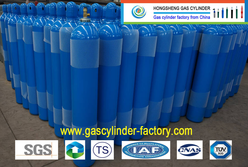 Supply ISO98091 TUV TPED 200bar 34CrMo4 Oxygen Tanks Gas Cylinders