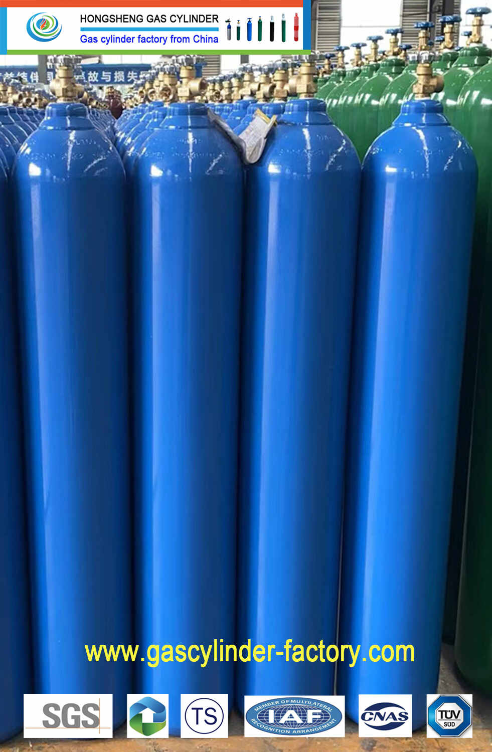 Supply ISO 200bar 34CrMo4 Oxygen Tanks Gas Bottle Medical Cylinders