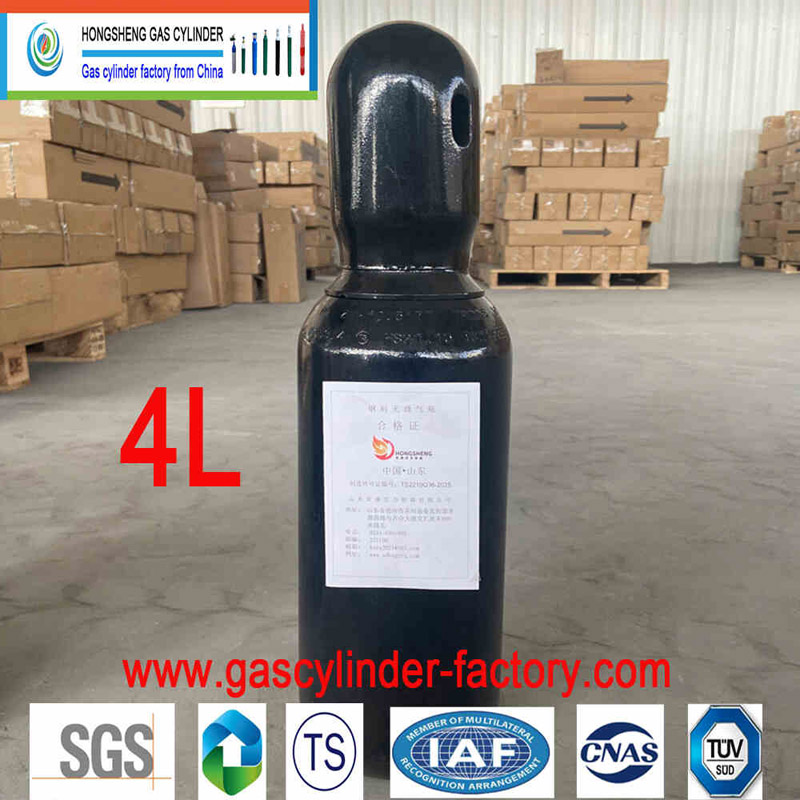 Supply 4L ISO9809-1 TPED 200bar34CrMo4 Oxygen Tanks Gas Cylinders ...