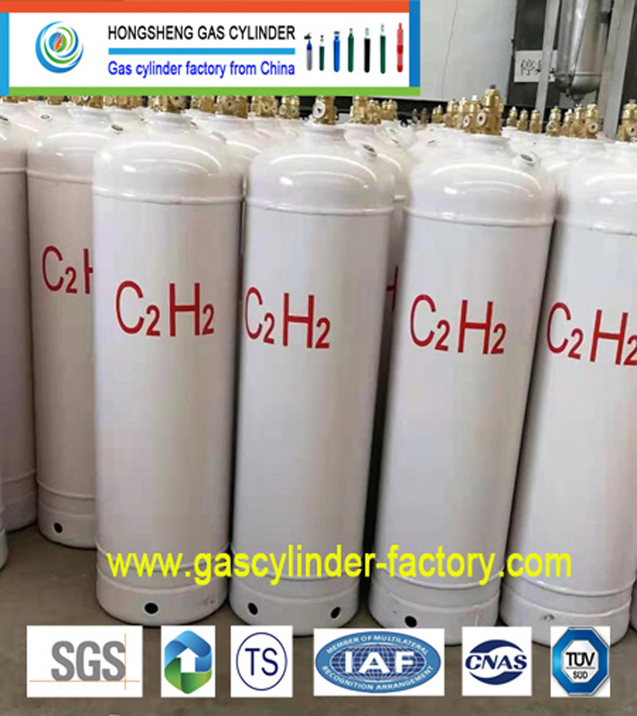 Acetylene gas bottles