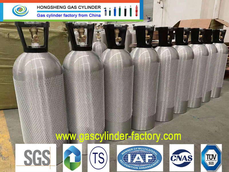 Supply Small Portable Aluminum Storage Argon Tanks Helium Cylinders