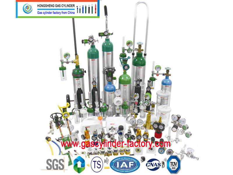 Supply Small Portable Aluminum Storage Argon Tanks Helium Cylinders