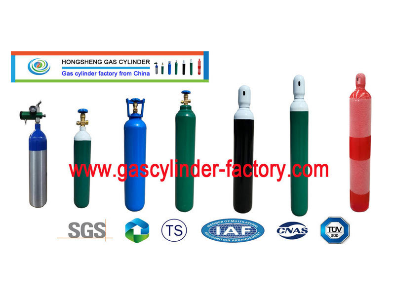 TÜV CO2Flasche Argon Stickstoff Helium N2O Luftsauerstoffflasche