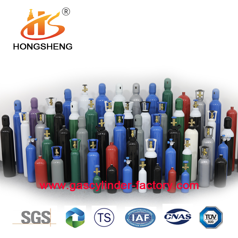 34crm04 ISO9809-1 Edelstahl-Sauerstoffflasche Hochdruck OEM