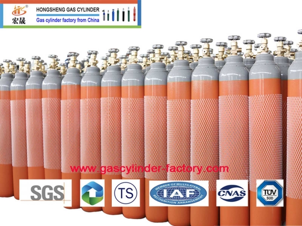 Nitrogen gas bottles